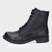 Premium Quality Black Synthetic Leather Lacing & Zipper Long Shoes For Unisex