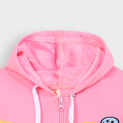 Imported Embroidered Fleece Hoodie For Girls