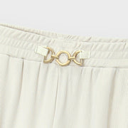 Imported For Girls Bell Bottom White Plazo Trouser Chifon