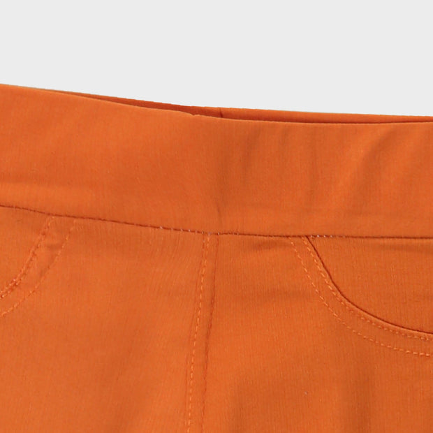 Imported For Girls Orange Pant Tights