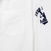 imported Boys Eembroidered Soft Cotton White Casual Shirt