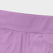 Imported Soft Cotton For Girls Light Purple Pant Tights