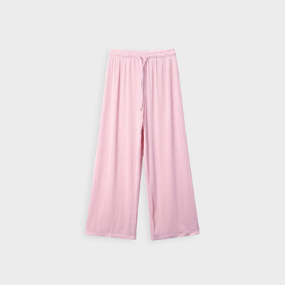 Imported For Girls Light Pink Bell Bottom Plazo Trouser Chifon