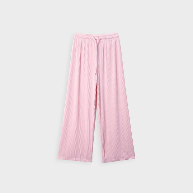 Imported For Girls Light Pink Bell Bottom Plazo Trouser Chifon