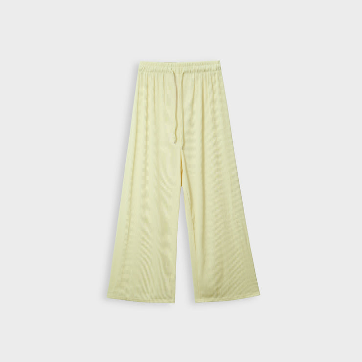 Imported For Girls Yellow Bell Bottom Plazo Trouser Lycra