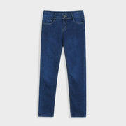 Boys Premium Quality Slim Fit Dark Blue Stretch Jeans